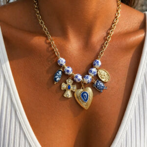Collier peixinho bleue