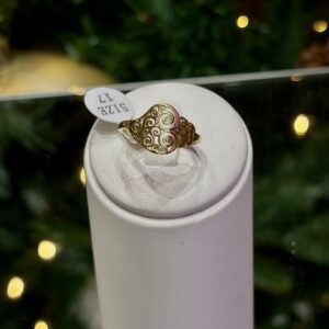 Bague fine cœur de Viana