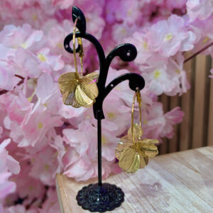Boucles d’oreilles feuilles