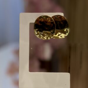 Boucles d’oreilles martelées