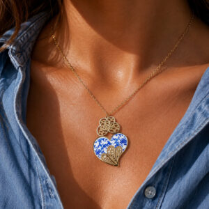 Collier Coração de Leiria