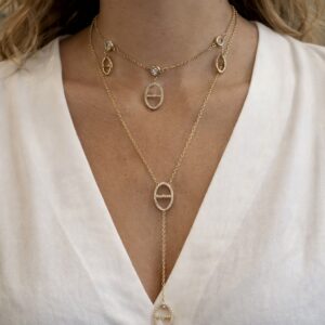 Collier Lina court