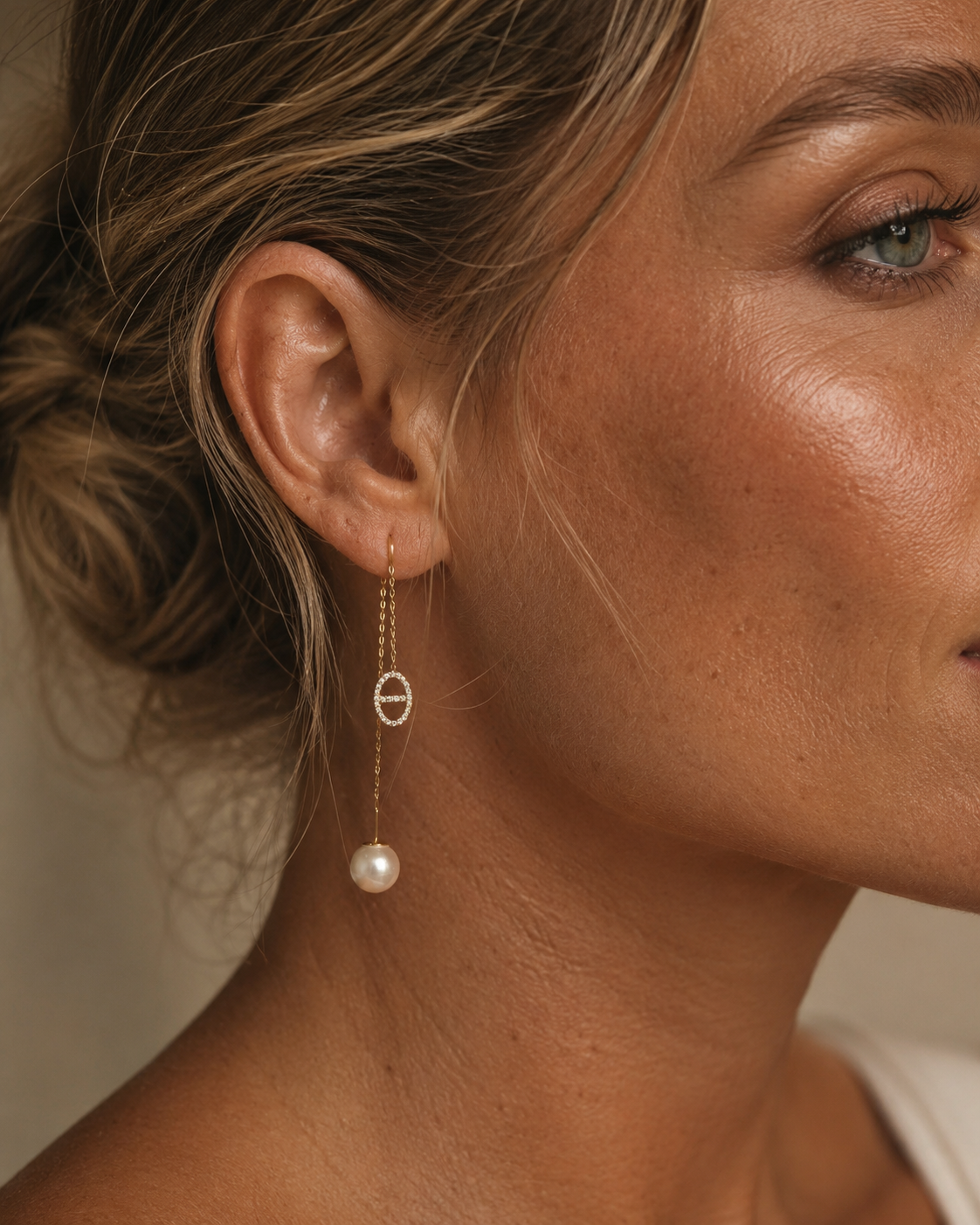 Boucle perle Nathalie