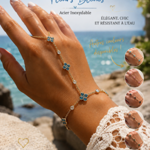 Bijoux de main bleue