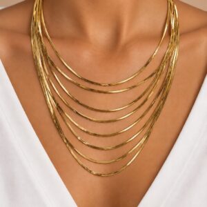 Collier Nathalys dorée