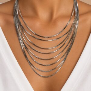 Collier Nathalys argent